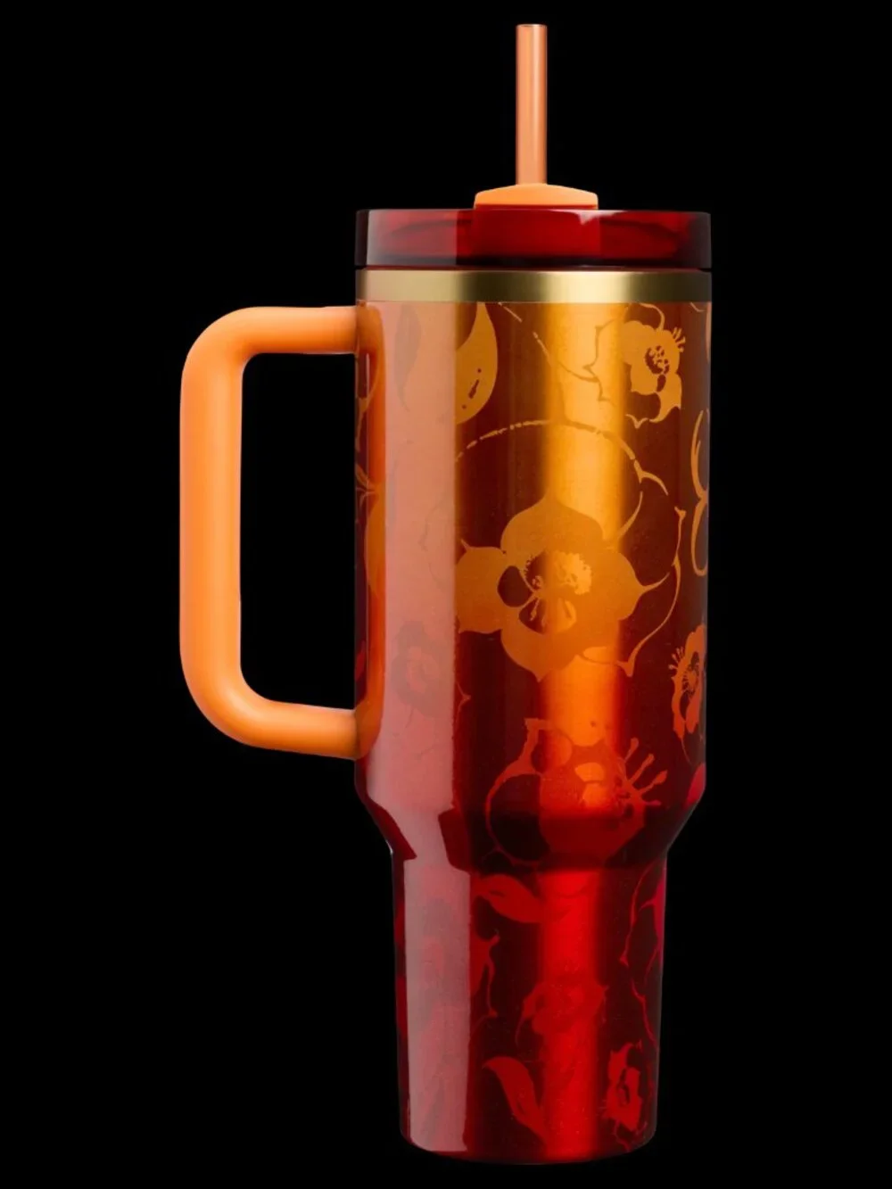 The Stanley 1913 x KAROL G Quencher® H2.0 Flowstate™ Tumbler -Karol G Flor 40 oz - Picture 2 of 7